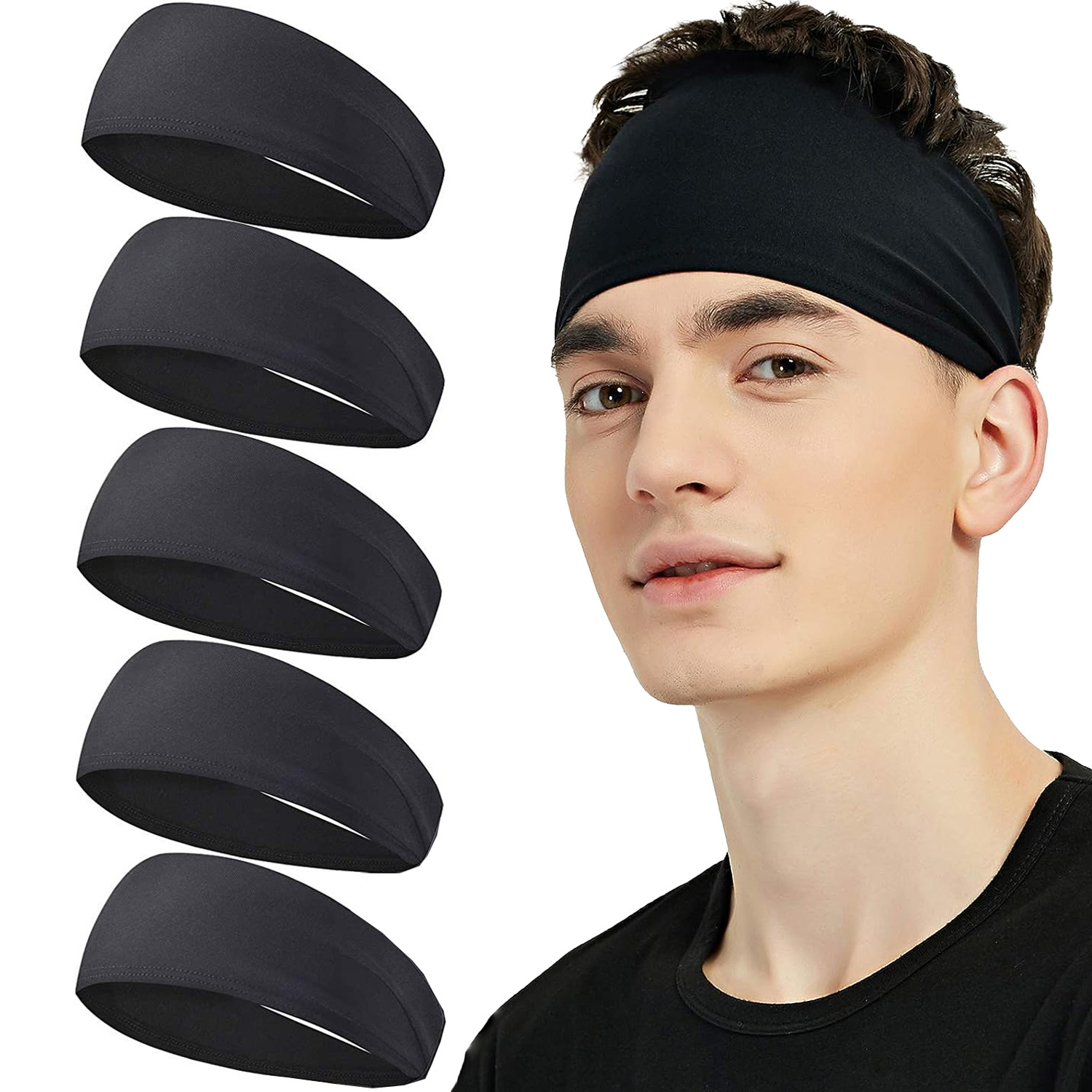 Men'S Grooming Tape - Sweatband สําหรับผู้ชายผู้หญิงกีฬา Hairbands แถบคาดศีรษะโยคะแถบหัว Headwear Headwrap