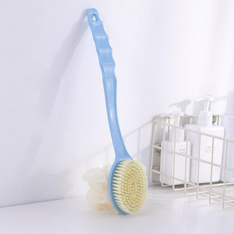 แปรงอาบน้ำด้ามยาวโค้ง ขนแปรงนุ - Exfoliating Scrub Mens บทวิจารณ์และราคา