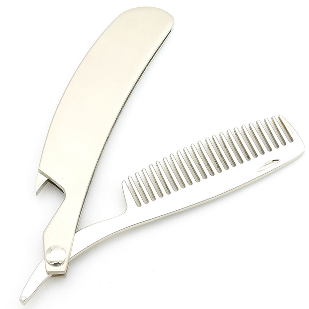 หวีหนวดเคราโลหะผสมสังกะสี แบบพ - Mens Grooming Tools บทวิจารณ์และราคา