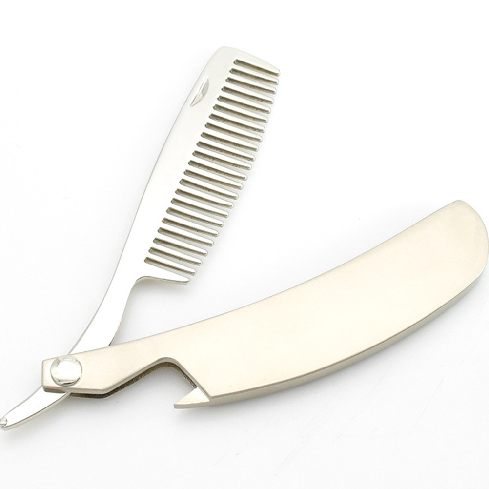 หวีหนวดเคราโลหะผสมสังกะสี แบบพ - Mens Grooming Tools บทวิจารณ์และราคา