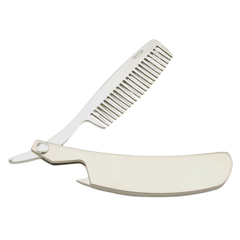 หวีหนวดเคราโลหะผสมสังกะสี แบบพ - Mens Grooming Tools บทวิจารณ์และราคา