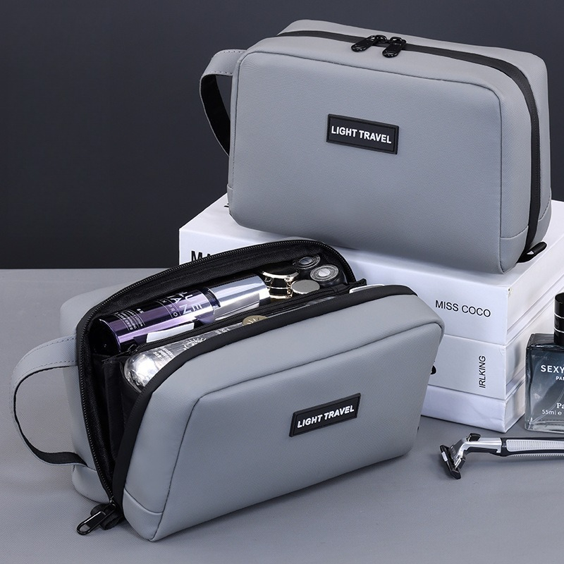 กระเป๋าเครื่องสำอางกันน้ำแบบพก - Mens Grooming Kit Bag บทวิจารณ์และราคา