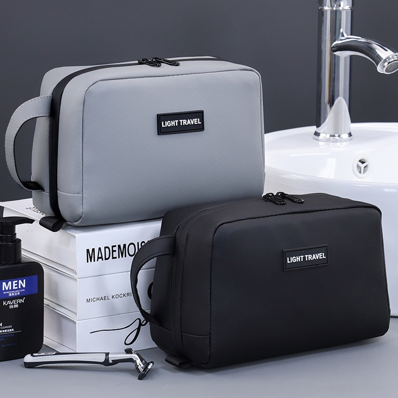 กระเป๋าเครื่องสำอางกันน้ำแบบพก - Mens Grooming Kit Bag บทวิจารณ์และราคา
