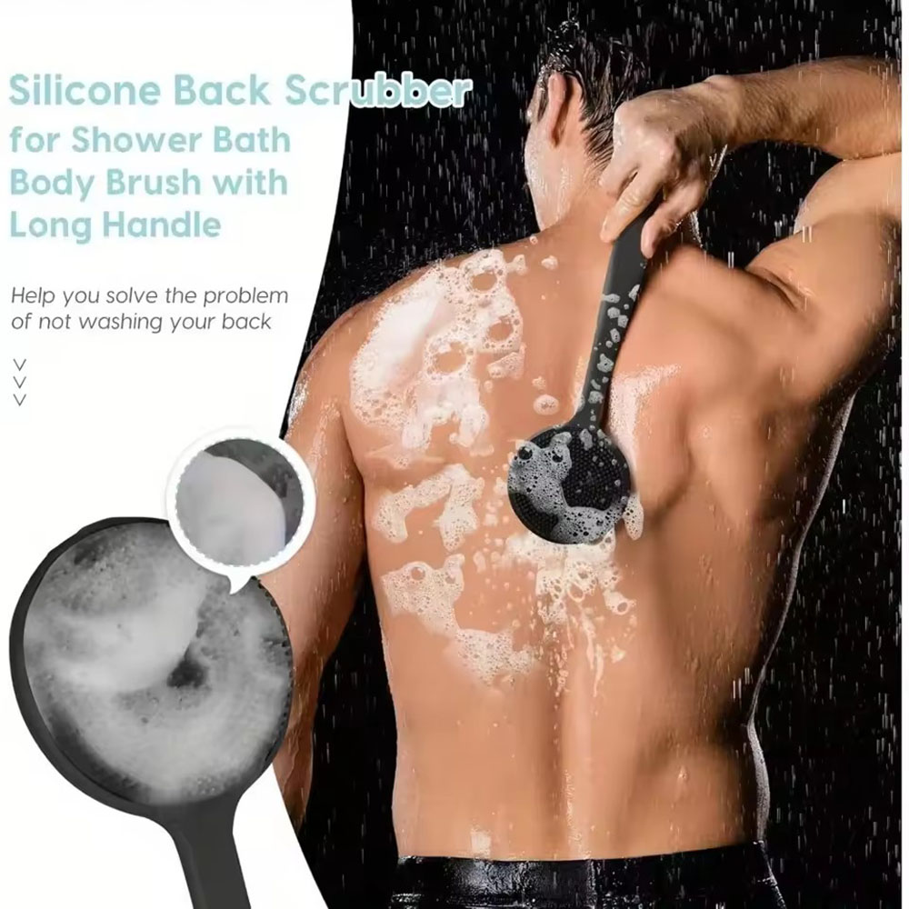 แปรงขัดหลังซิลิโคน 1 ชิ้น สำหร - Exfoliating Scrub Mens บทวิจารณ์และราคา