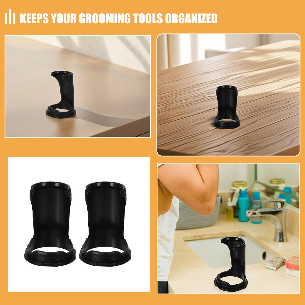 ที่วางแปรงโกนหนวดพลาสติก 2 ชิ้ - Mens Grooming Tools บทวิจารณ์และราคา