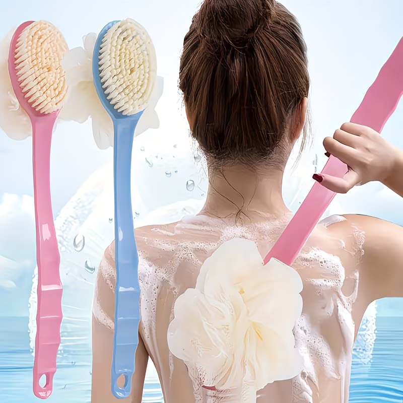 แปรงอาบน้ำไฟเบอร์นุ่ม 2-in-1 แ - Exfoliating Scrub Mens บทวิจารณ์และราคา