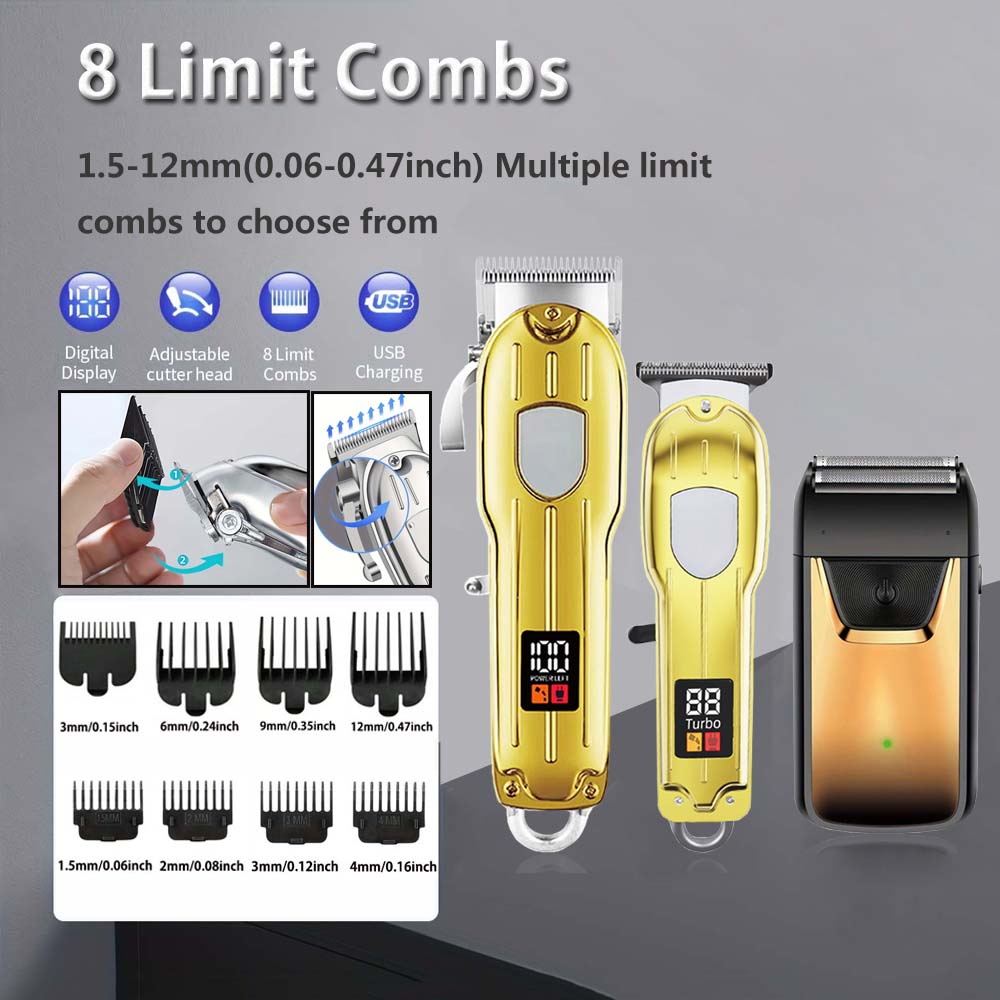 ชุดเครื่องตัดผม 3-in-1 ระดับมื - Mens Grooming Kit Gift Set บทวิจารณ์และราคา