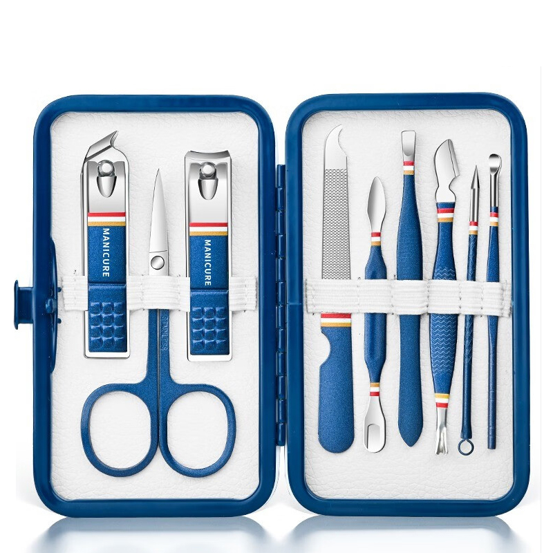 ชุดกรรไกรตัดเล็บสแตนเลส 9 in 1 - Mens Grooming Kit Gift Set บทวิจารณ์และราคา